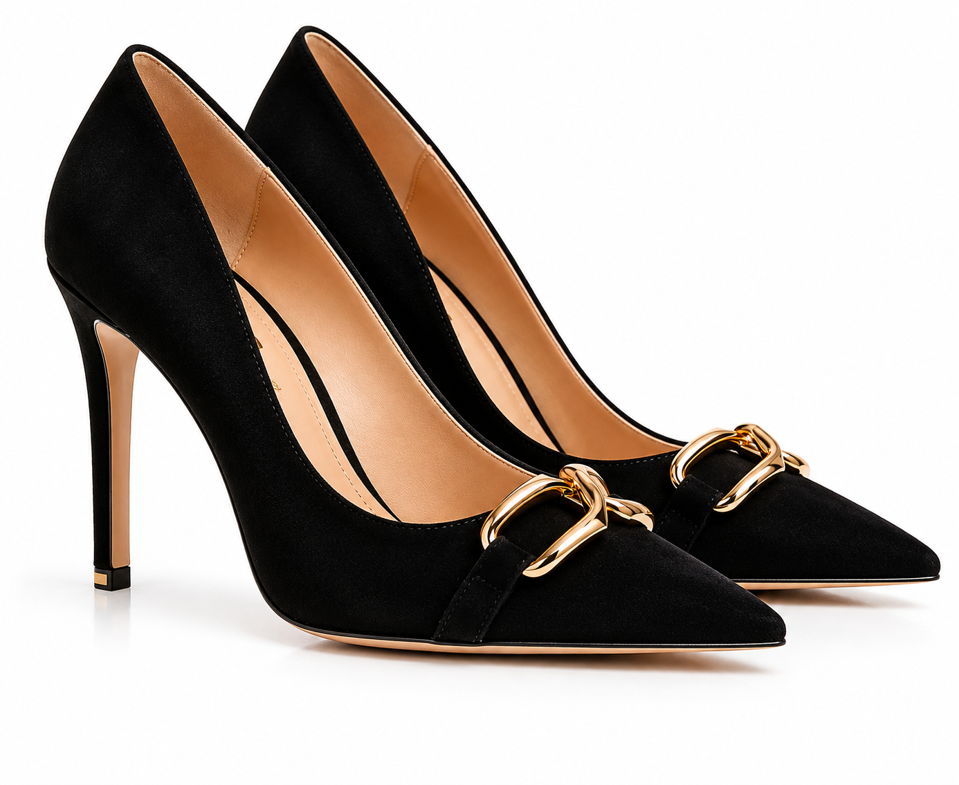 Paire d'escarpin noir élégant